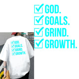 God, Goals, Grind, Growth T-Shirt