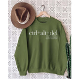 Ctrl+ Alt+ Del Sweatshirt