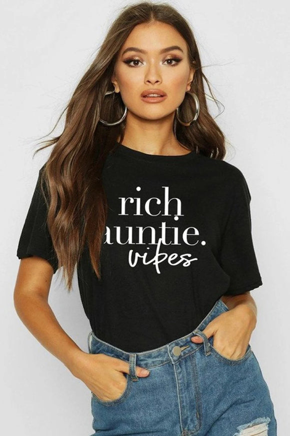 Rich Auntie Vibes T-Shirt