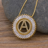 Initial Letter Pendant Necklace