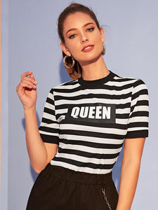 The Queen Rib-Knit Top