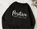 Positive Drop Shoulder Sweatshirt