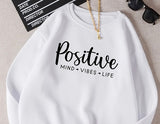 Positive Drop Shoulder Sweatshirt
