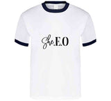 Black She. E. O T-Shirt