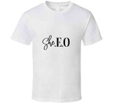 Black She. E. O T-Shirt