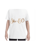 Gold She. E.O T-Shirt