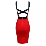 Lady Red Bandage Dress