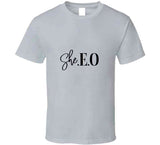 Black She. E. O T-Shirt