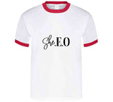 Black She. E. O T-Shirt