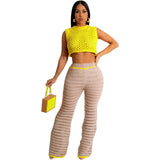 Roni 2 pc Crop Top & Pant Beach Set