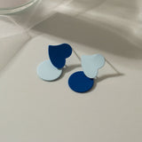 Klein Blue Arcylic Earrings