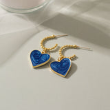 Klein Blue Arcylic Earrings