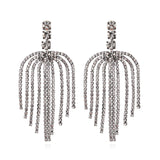 Rhinestone Spider Earrings