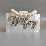 Wifey Acrylic Clutch