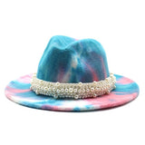 Tesla Tie Dye Pearl Band Fedora