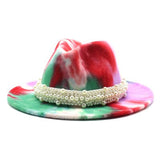 Tesla Tie Dye Pearl Band Fedora