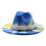 Tesla Tie Dye Pearl Band Fedora