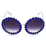 Lena Round Rhinestone Sunglasses