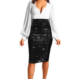 Peppy Solid Sequin Skirt