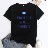 Protect Your Energy Evil Eye T Shirt