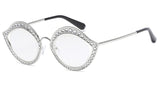 Cathy Cat Eye Crystal Glasses