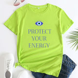 Protect Your Energy Evil Eye T Shirt