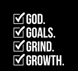 God, Goals, Grind, Growth T-Shirt