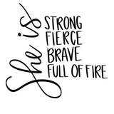 She is Strong Hoodie