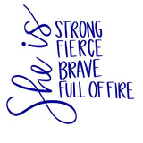 She is Strong Hoodie