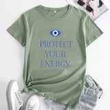 Protect Your Energy Evil Eye T Shirt