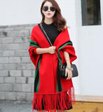 Elegant Tassel Wrap Swing Cardigan