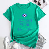 Protect Your Energy Evil Eye T Shirt