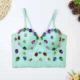Beaded Bustier Top
