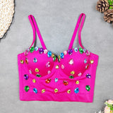 Beaded Bustier Top